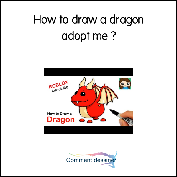 How to draw a dragon adopt me